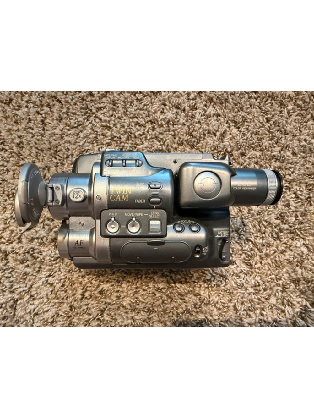 Untested Sharp Camcorder 323009 Video Camera Recorder twin cam